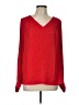 RACHEL Rachel Roy 100% Polyester Red Long Sleeve Blouse Size L - photo 1