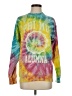 Colortone Tie-dye Yellow Pullover Sweater Size S - photo 1