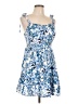 Absolutely! 100% Rayon Tropical Blue Casual Dress Size L - photo 1
