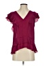 Parker 100% Polyester Pink Burgundy Sleeveless Blouse Size XS - photo 1