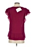 Parker 100% Polyester Pink Burgundy Sleeveless Blouse Size XS - photo 2