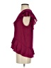 Parker 100% Polyester Pink Burgundy Sleeveless Blouse Size XS - photo 5