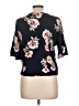 LUQ 100% Rayon Black Short Sleeve Blouse Size L - photo 2