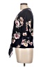 LUQ 100% Rayon Black Short Sleeve Blouse Size L - photo 5