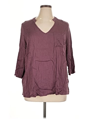 Lisa Rinna 3/4 Sleeve Blouse (view 1)