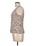 Alex Evenings Print Tan Sleeveless Top Size L - photo 5