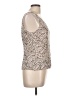 Alex Evenings Print Tan Sleeveless Top Size L - photo 4