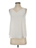Ann Taylor LOFT Outlet 100% Polyester Ivory Sleeveless Blouse Size S (petite) - photo 1