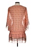 MICHAEL Michael Kors 100% Polyester Orange 3/4 Sleeve Blouse Size L - photo 2
