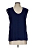 Stella Luce Blue Sleeveless Blouse Size L - photo 1