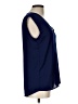 Stella Luce Blue Sleeveless Blouse Size L - photo 4