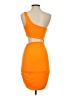 Unbranded Color Block Orange Cocktail Dress Size S - photo 2
