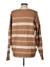 Assorted Brands Stripes Brown Pullover Sweater Size L - photo 2
