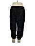 Ann Taylor LOFT 100% Polyester Stars Black Casual Pants Size XL - photo 2