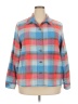 Allison Daley 100% Acrylic Plaid Blue Jacket Size 20W - photo 1