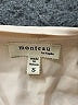 Monteau 100% Polyester Ivory 3/4 Sleeve Blouse Size S - photo 7
