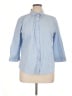 Covington Blue 3/4 Sleeve Button-Down Shirt Size XL - photo 1