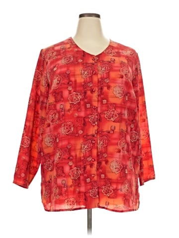 Maggie Barnes 3/4 Sleeve Blouse (view 1)