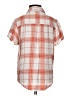 Mountain Khakis 100% Rayon Plaid Orange Short Sleeve Blouse Size S - photo 2