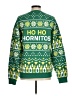 Unbranded 100% Leather Print Green Pullover Sweater Size M - photo 2