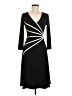 Connected Apparel Graphic Black Cocktail Dress Size 6 - photo 1