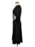 Connected Apparel Graphic Black Cocktail Dress Size 6 - photo 5