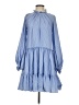 3.1 Phillip Lim Stripes Blue Casual Dress Size 2 - photo 1