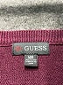 Guess 100% Cotton Burgundy Pullover Sweater Size M - photo 7
