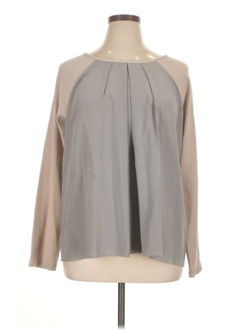 Sundance Long Sleeve Silk Top (view 1)