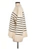 Zara Stripes Ivory Turtleneck Sweater Size M - photo 5