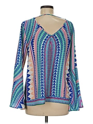 Pink Owl Long Sleeve Blouse (view 2)