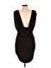 Insight Solid Black Cocktail Dress Size L - photo 2