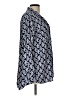 Escapada 100% Rayon Blue Long Sleeve Blouse Size L - photo 4