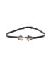 Chico's 100% Leather Silver Black Leather Belt Size M - photo 1