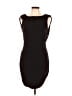 Insight Solid Black Cocktail Dress Size L - photo 1