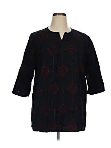 Victoria Jones 3/4 Sleeve Blouse (view 1)