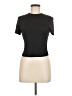 Shein Black Short Sleeve Turtleneck Size 6 - photo 1
