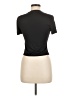 Shein Black Short Sleeve Turtleneck Size 6 - photo 2