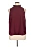 J.Crew 100% Polyester Burgundy Sleeveless Blouse Size XL - photo 1