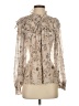 Maison d' Amelie Paisley Ivory Long Sleeve Blouse Size XS - photo 1