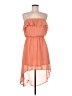 Pearl 100% Polyester Solid Orange Cocktail Dress Size M - photo 1