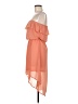 Pearl 100% Polyester Solid Orange Cocktail Dress Size M - photo 5