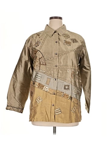 Chico's Design 3/4 Sleeve Silk Top (view 1)