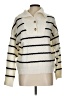 Blu Pepper Stripes Ivory Pullover Sweater Size L - photo 1