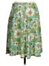 Gap Print Green Casual Skirt Size 1 - photo 2