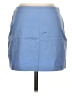 Express Solid Blue Casual Skirt Size 3 - photo 1