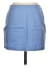 Express Solid Blue Casual Skirt Size 3 - photo 2