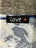 Love Print Blue Cocktail Dress Size M (estimated) - photo 7