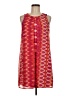 New Directions 100% Polyester Red Casual Dress Size M (petite) - photo 1