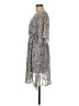Sienna Sky 100% Polyester Paisley Gray Casual Dress Size M - photo 5